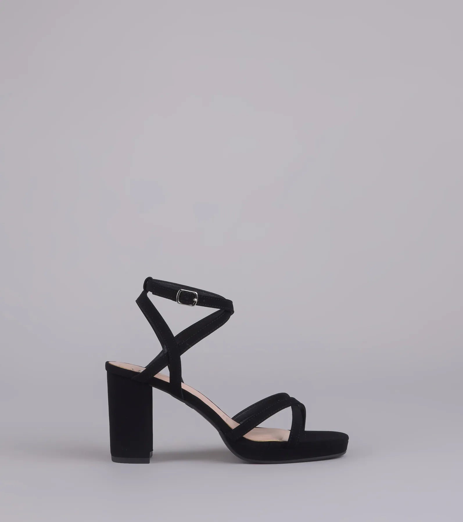 RSVP Yes Strappy Platform Block Heels