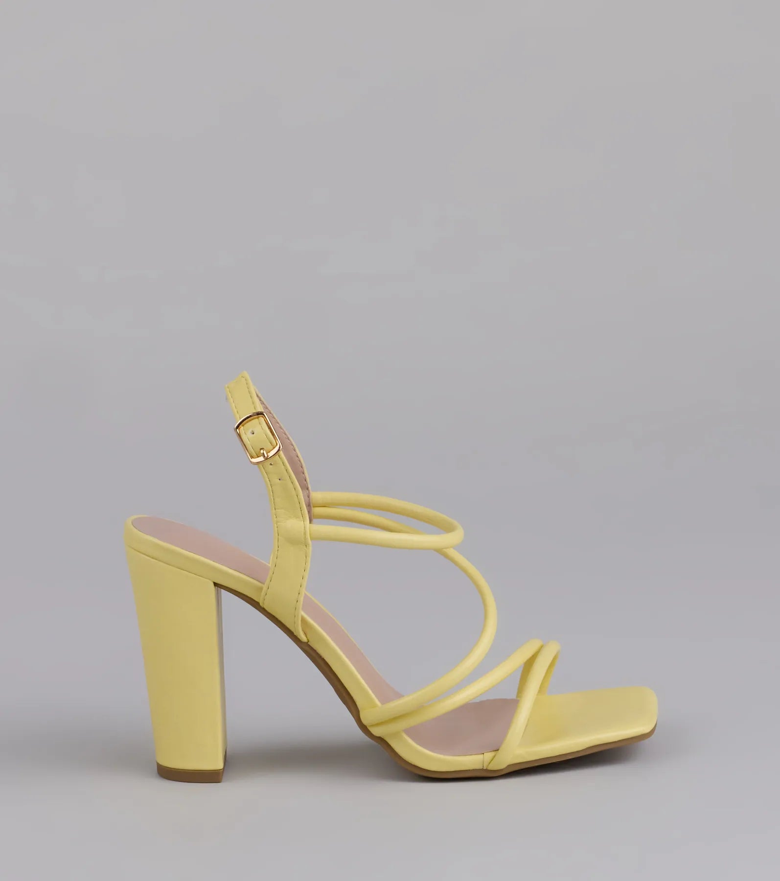 Flirt Mode Activated Strappy Block Heels