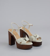 Rise Above Platform Block Heels