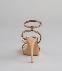 After Party Approved Rhinestone Stiletto Heels