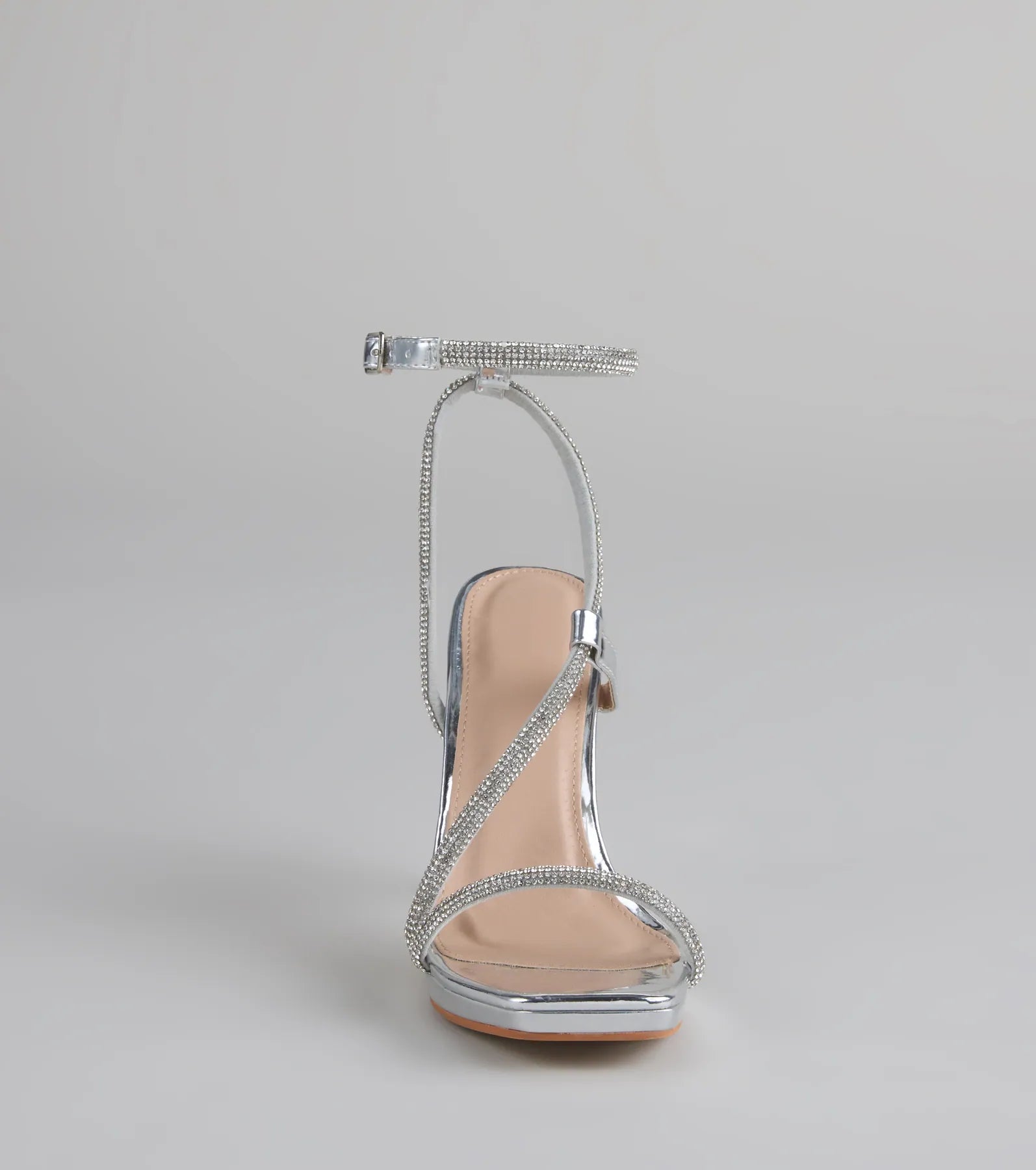 Shine Game Rhinestone Platform Stilettos