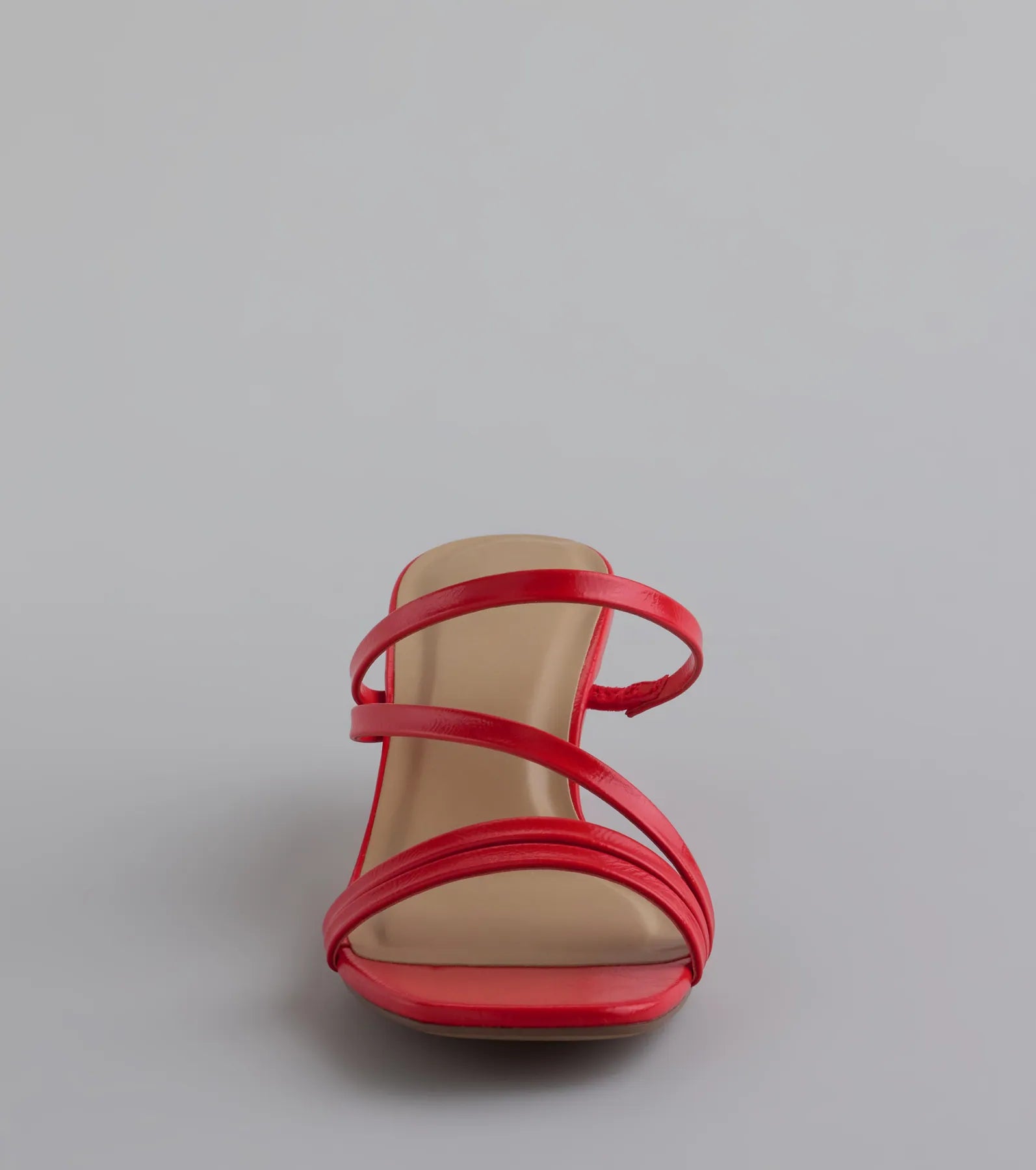 Cute Attitude Strappy Kitten Heel Mules