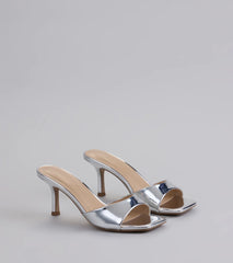 Glam Stunner Stiletto Mules