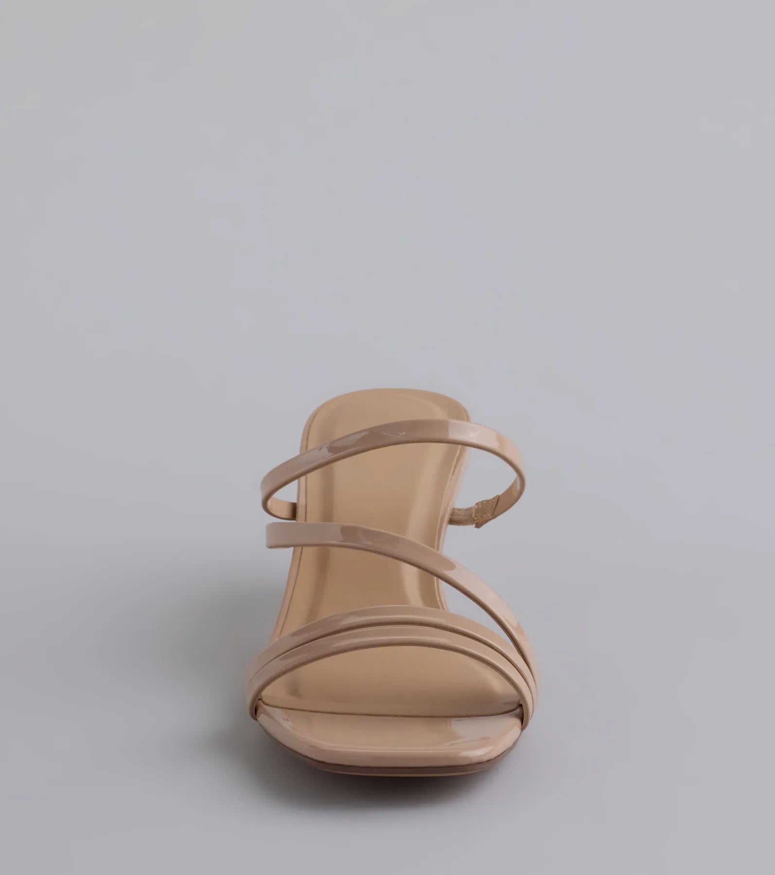 Cute Attitude Strappy Kitten Heel Mules