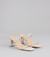 Picnic Chic Floral Strappy Mules