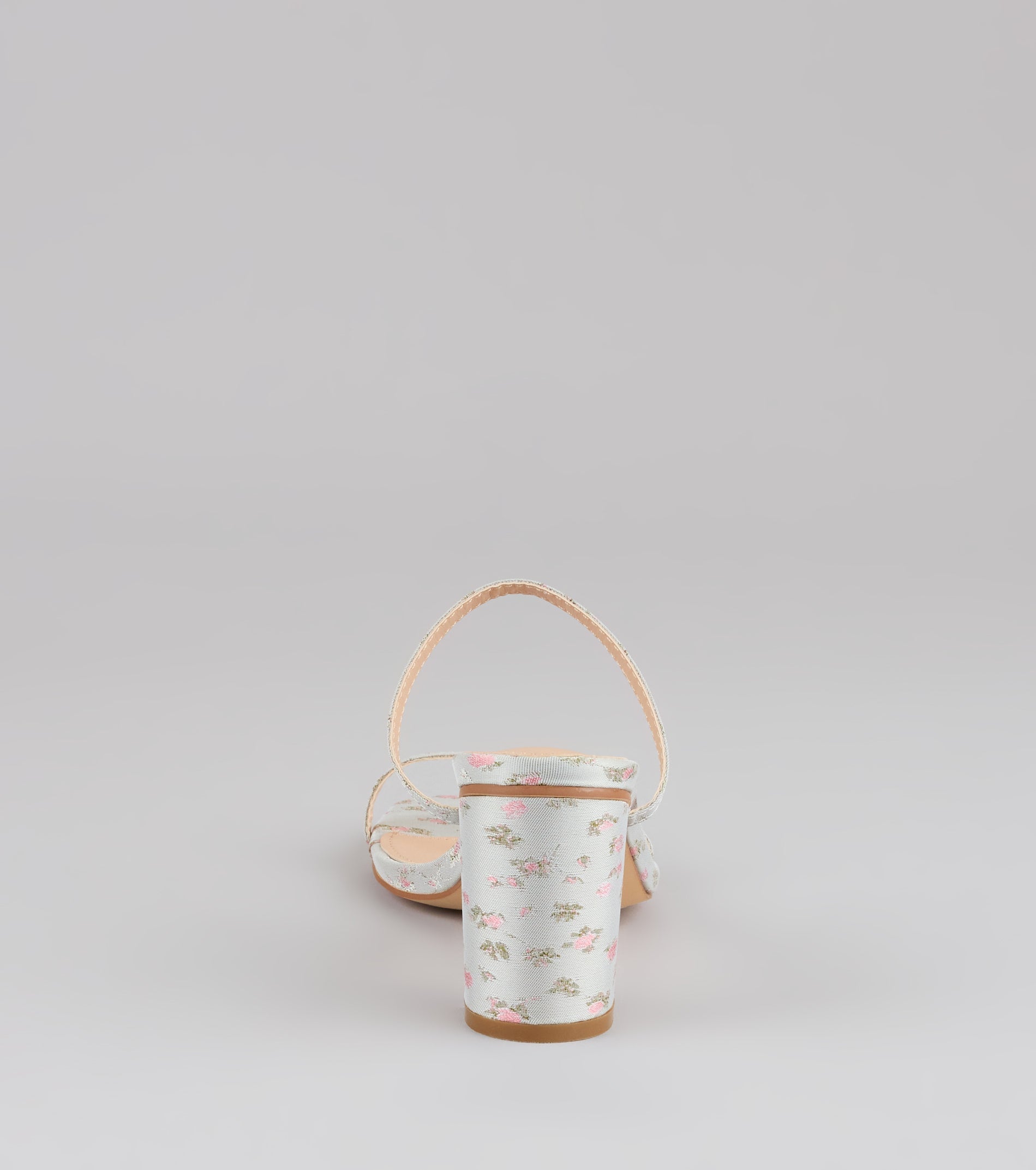 Picnic Chic Floral Strappy Mules