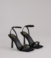 Strap In Luxe Stiletto Heels