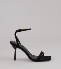 Strap In Luxe Stiletto Heels