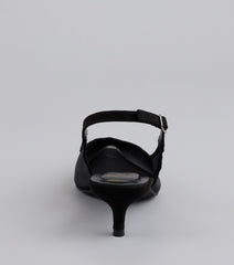 Double Take Mesh Sling-Back Pumps