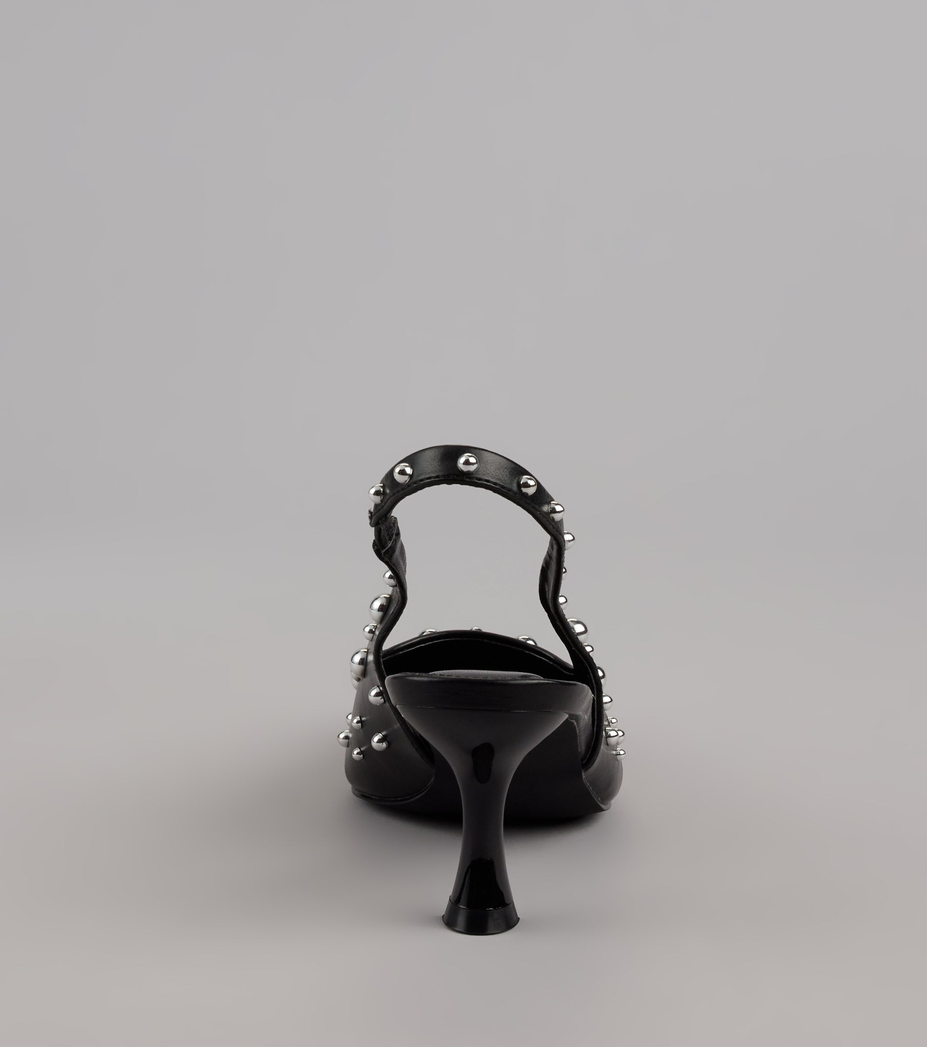 Edge Play Studded Slingback Pumps
