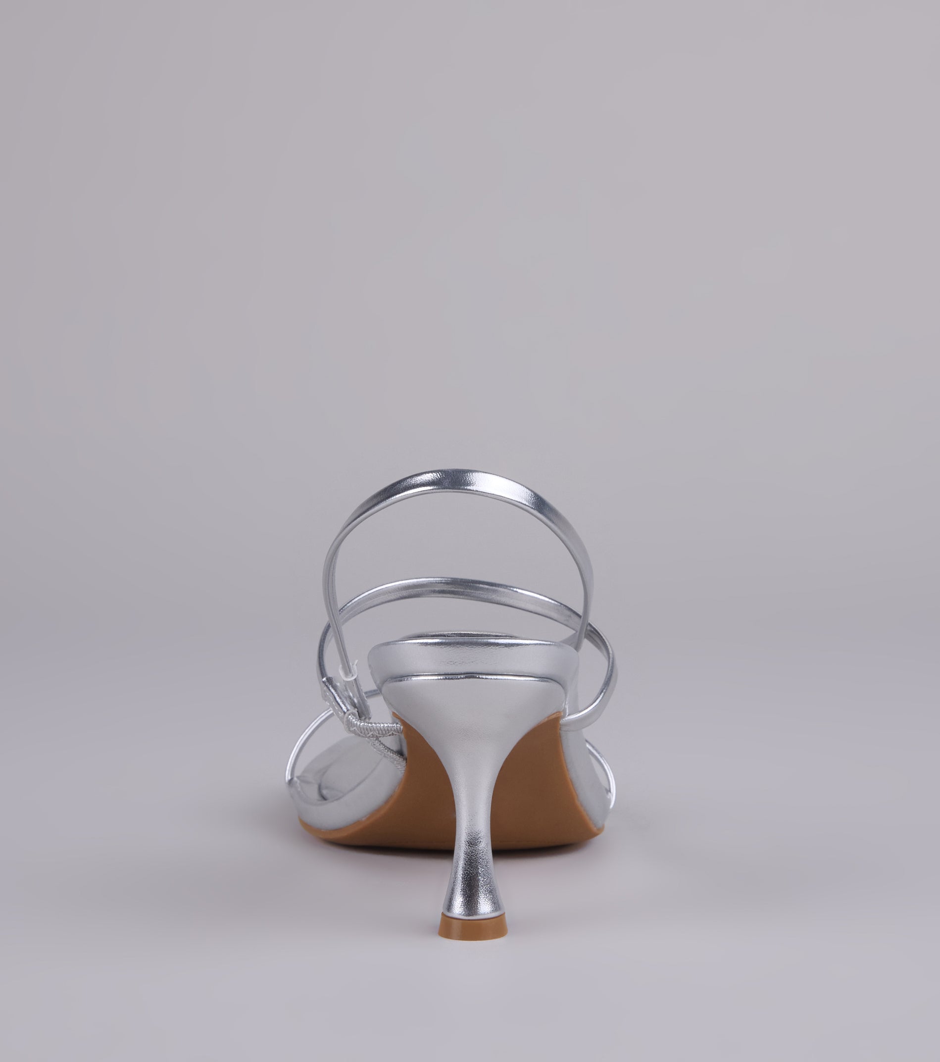 Extra Shine Metallic Kitten Heels