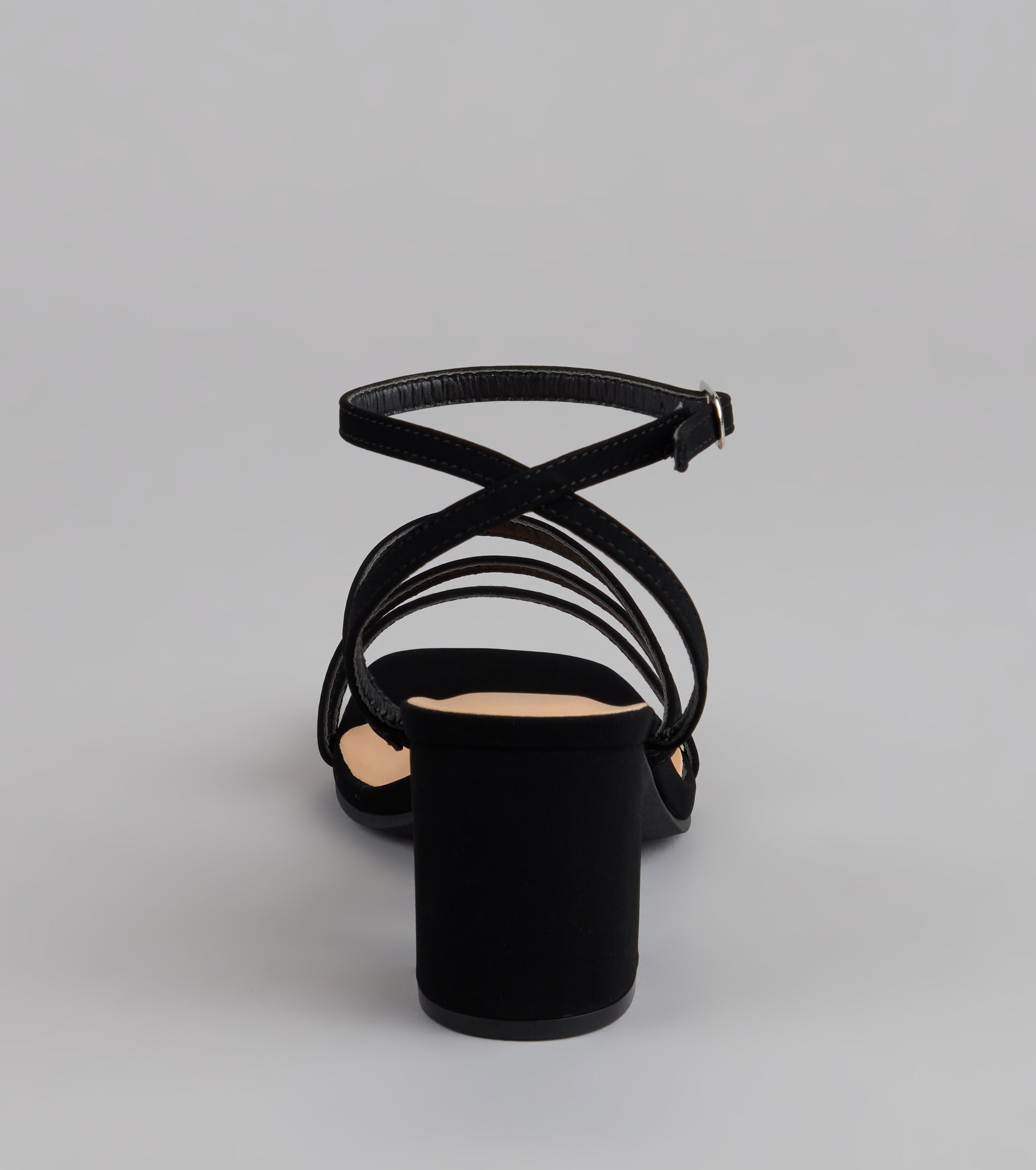 Steppin' Out Strappy Wide Fit Block Heels