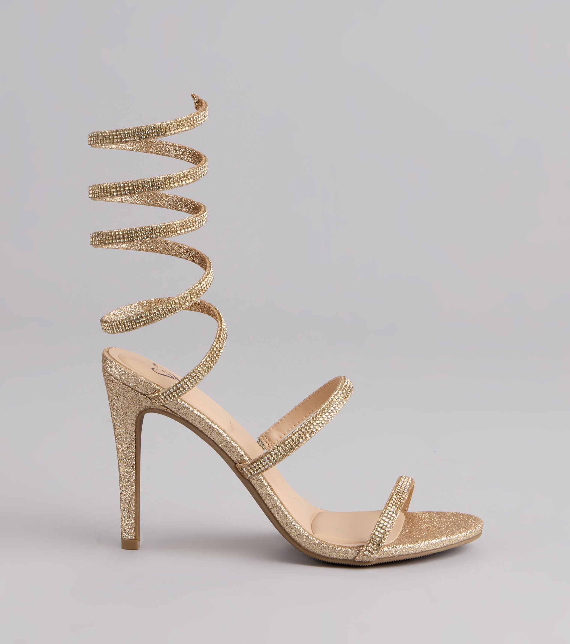 Glow Getter Rhinestone Stiletto Heels