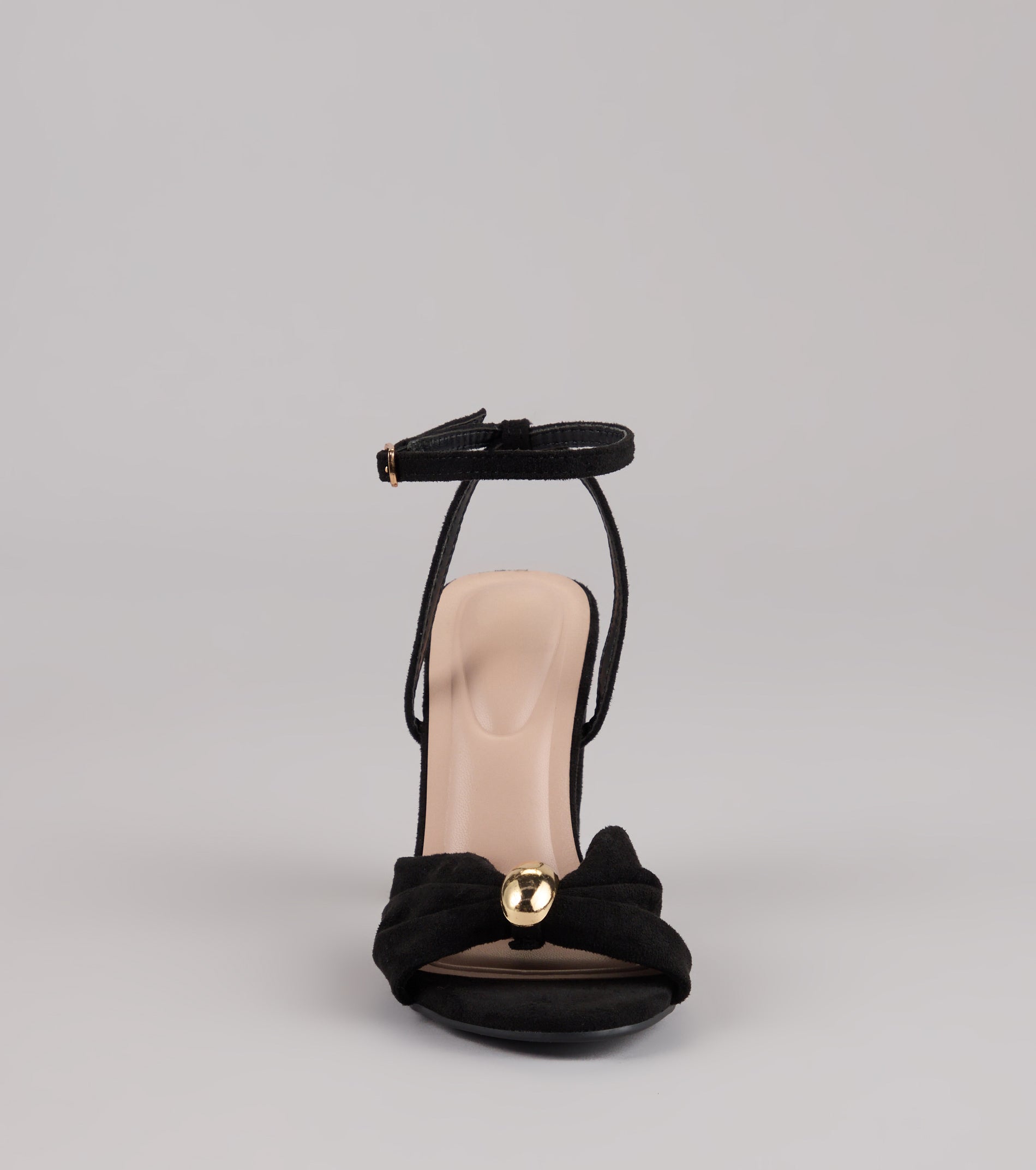 Chic Streak Faux Suede Block Heels