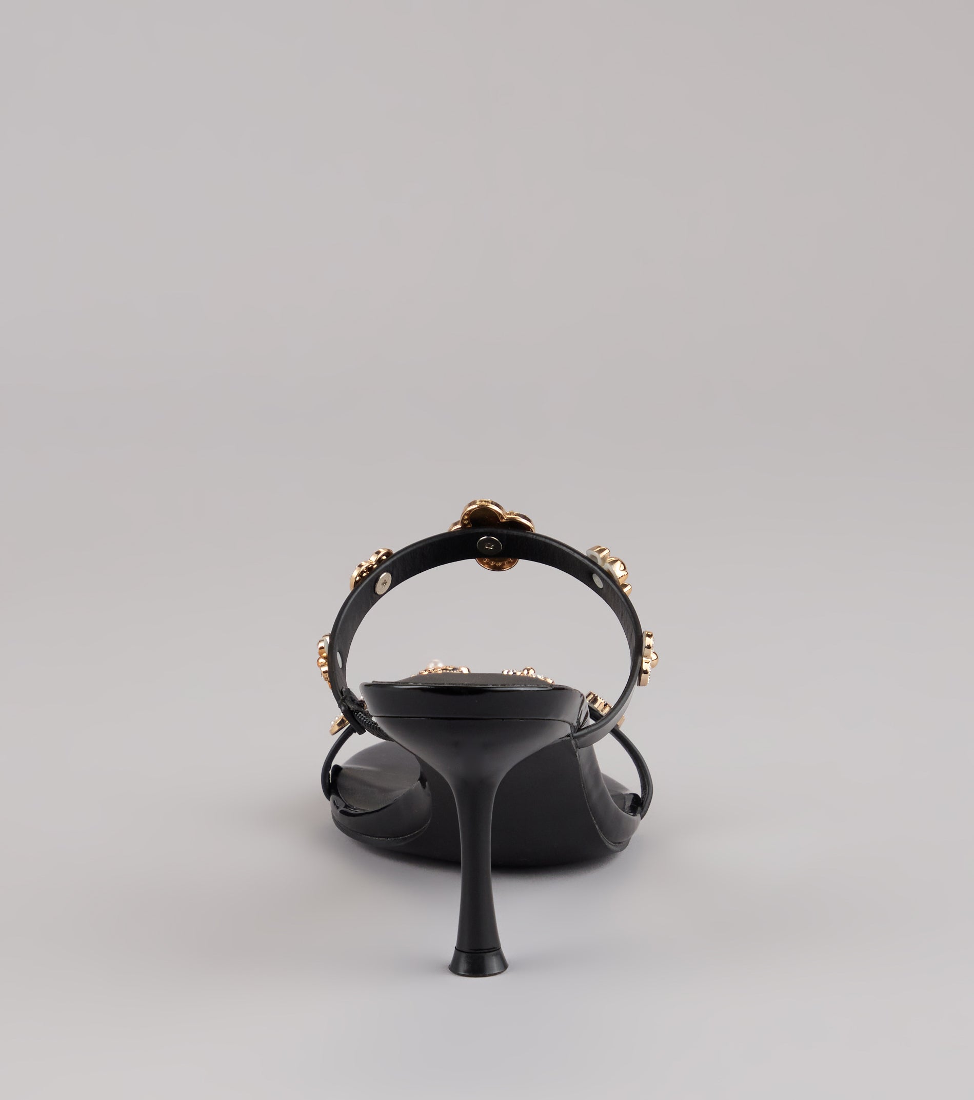 Out All Night Charm Strap Stiletto Heels