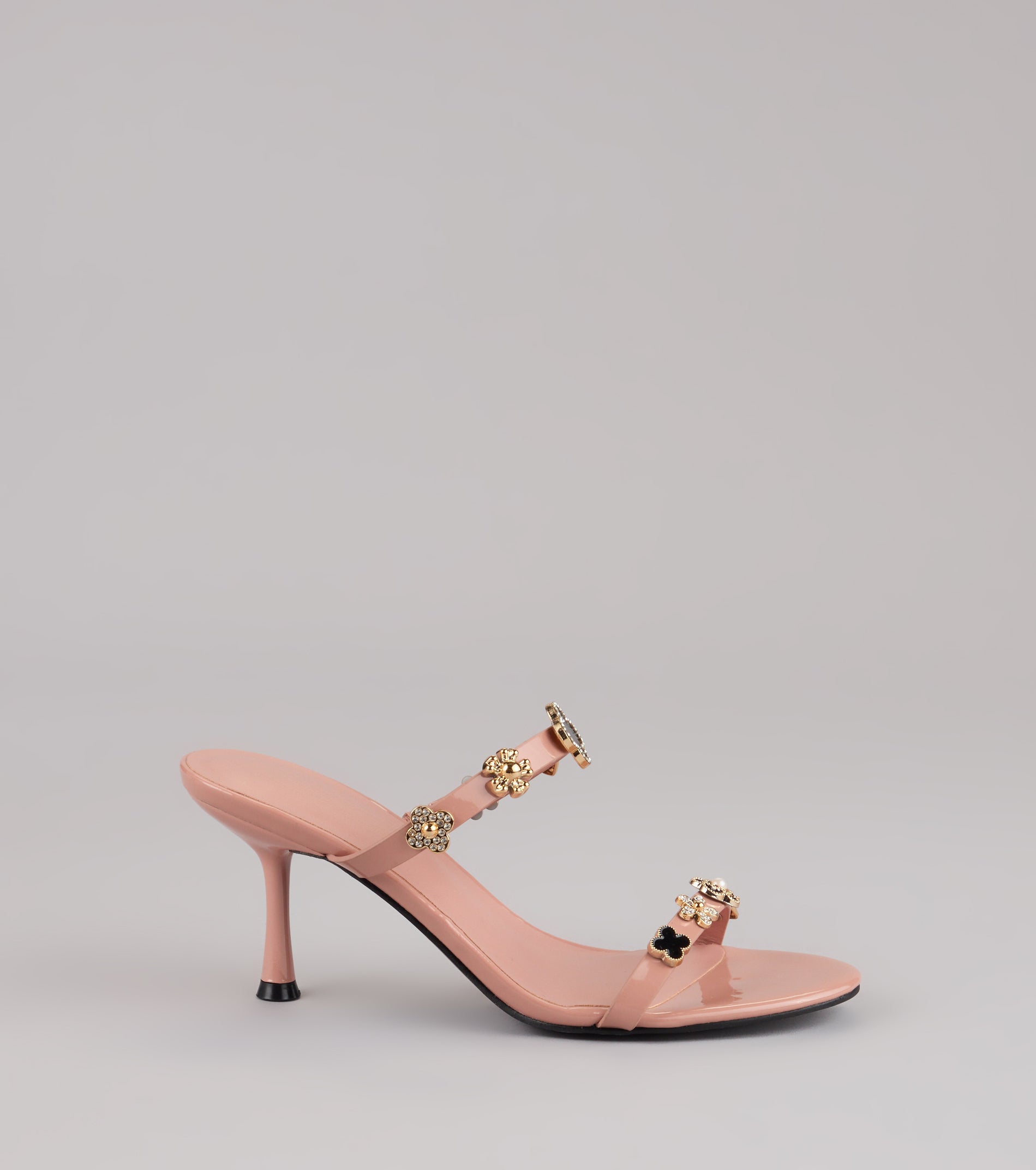 Out All Night Charm Strap Stiletto Heels