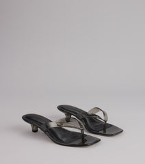 Throwback Glow Jelly Kitten Heels