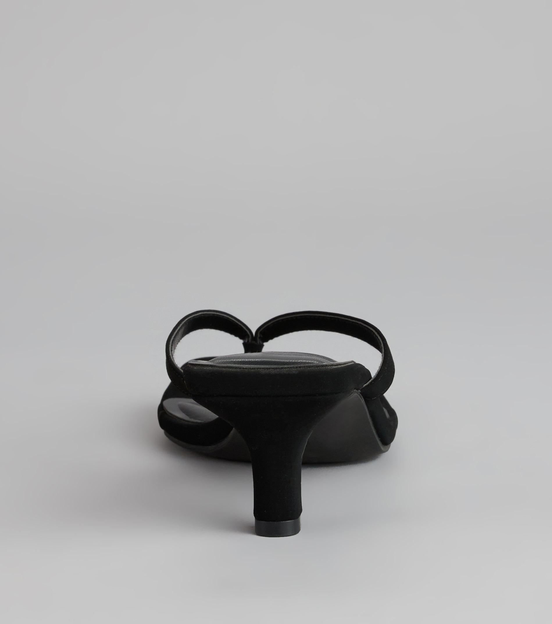 Feeling Chic Thong Square Toe Heels