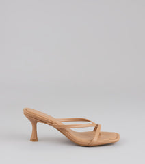 Sips And Sunshine Strappy Thong Mules