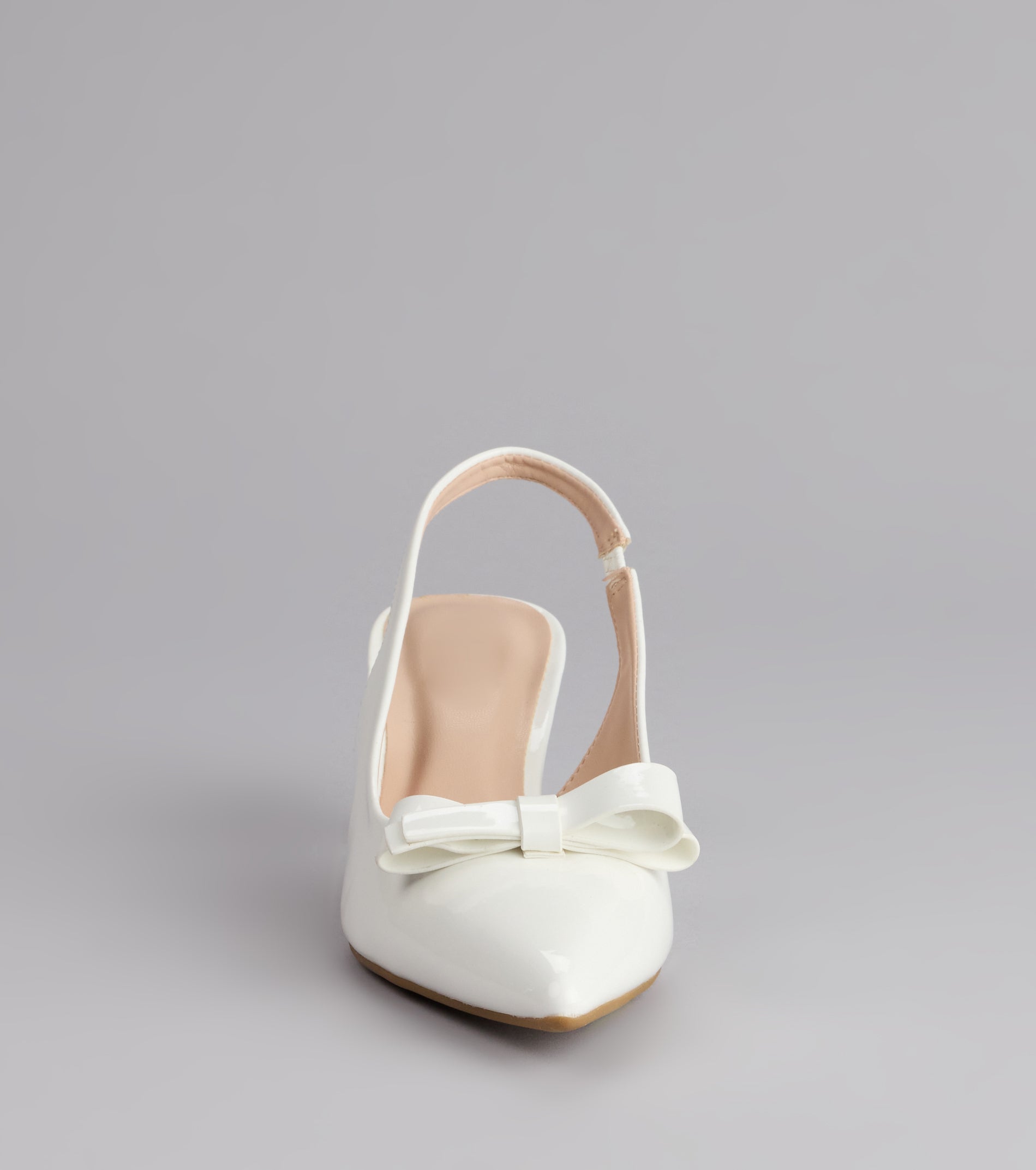 Sweet Detail Patent Slingback Heels