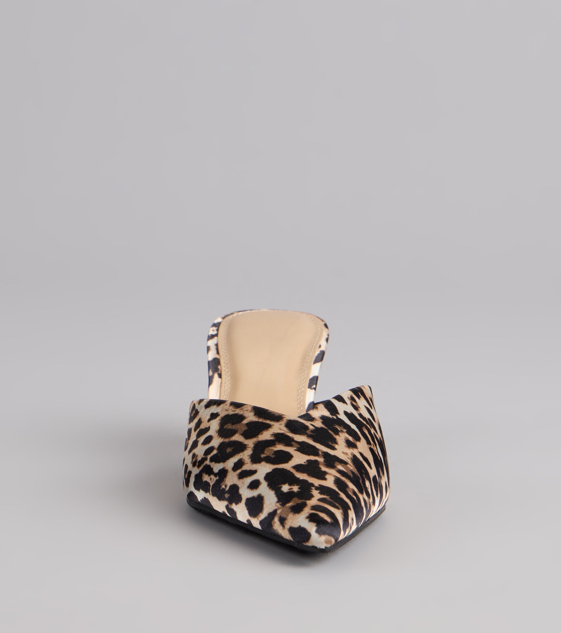 Sassy Steps Leopard Kitten Mules