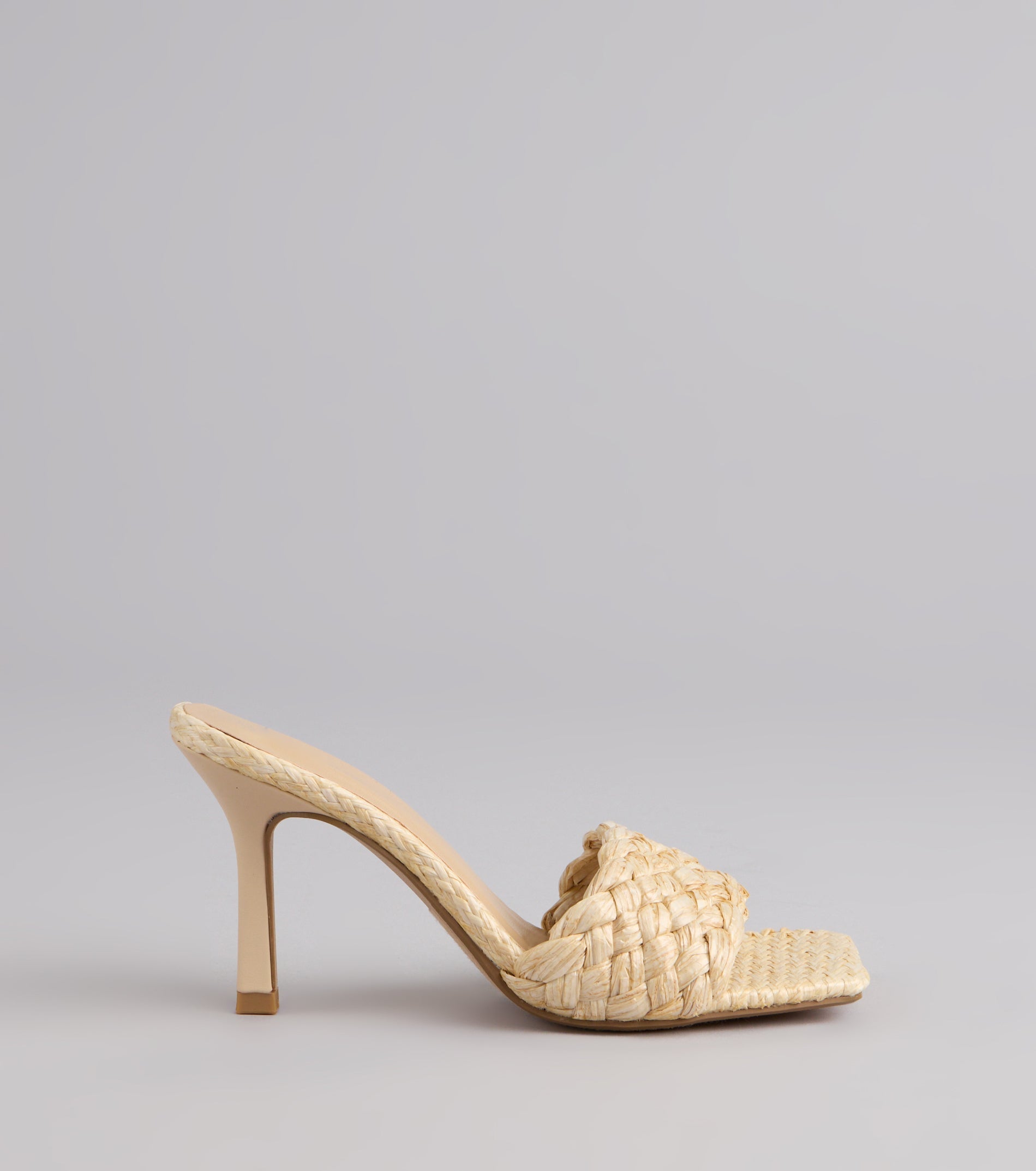 Sunny Escape Stiletto Mules