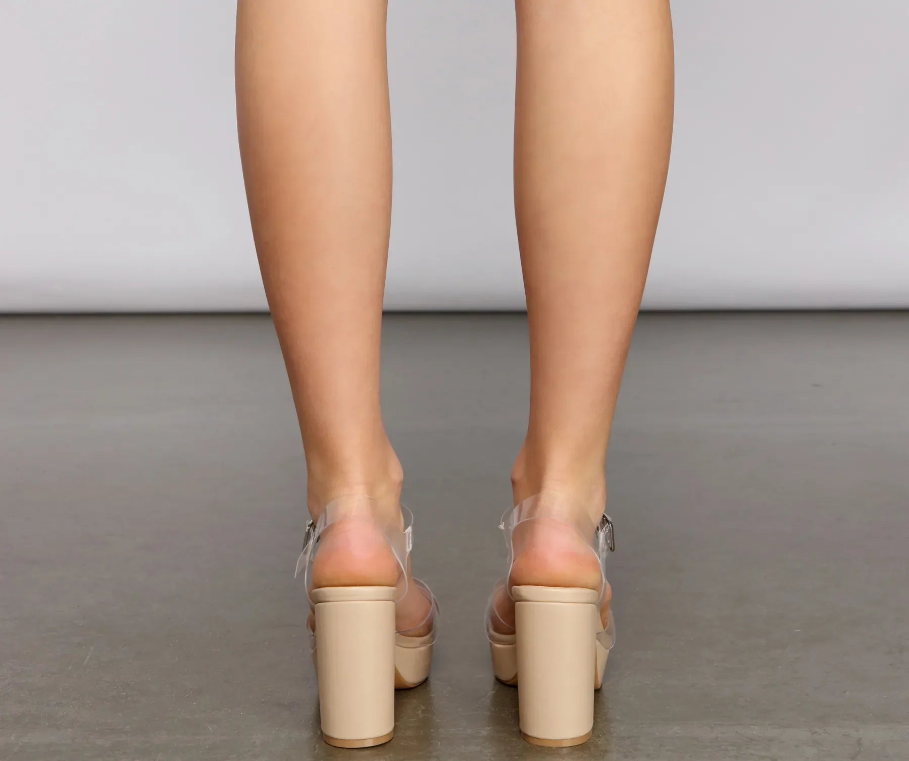 Moving On Up Platform Block Heels