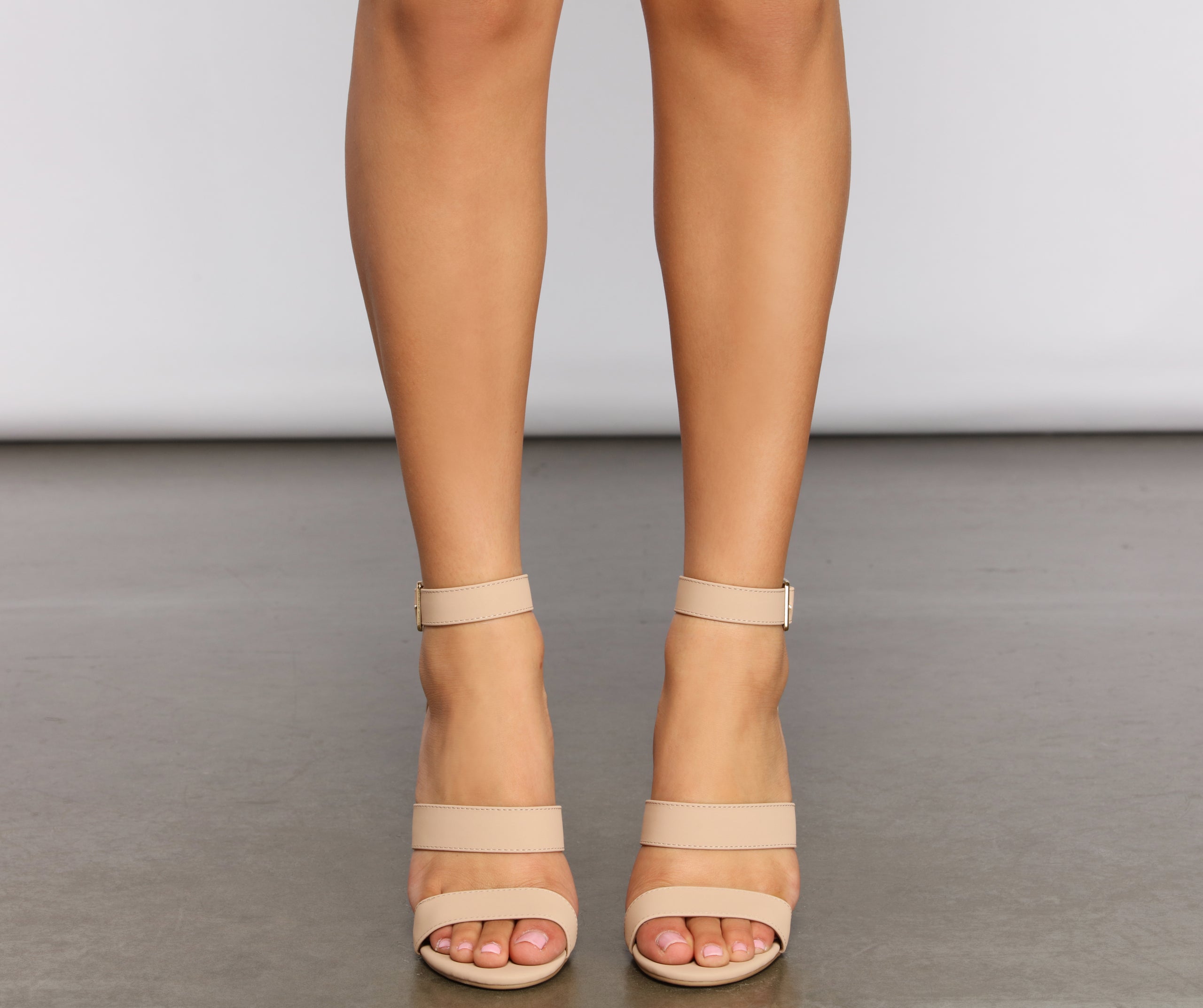 Classic-Chic Strappy Block Heels