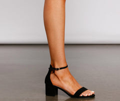 Get It Girl Classic Short Block Heels