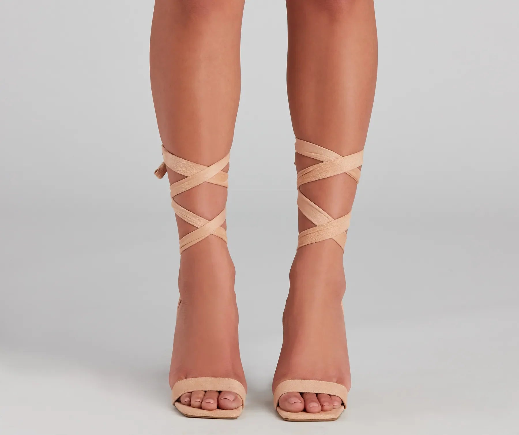 Dancer Spirit Lace-Up Block Heels