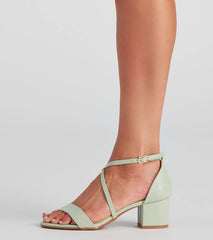 Love Sprung Strappy Block Heels
