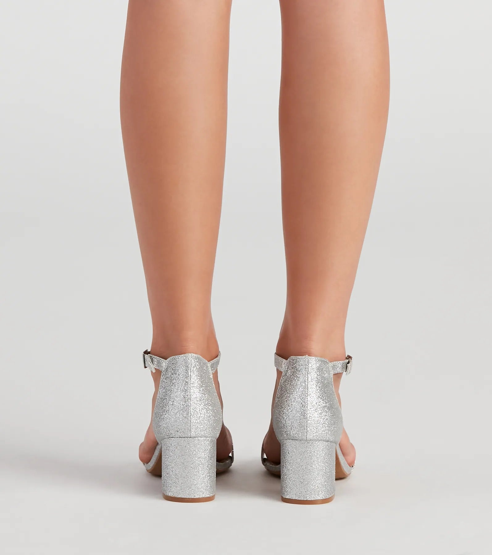 Glam Moves Glitter Block Heels