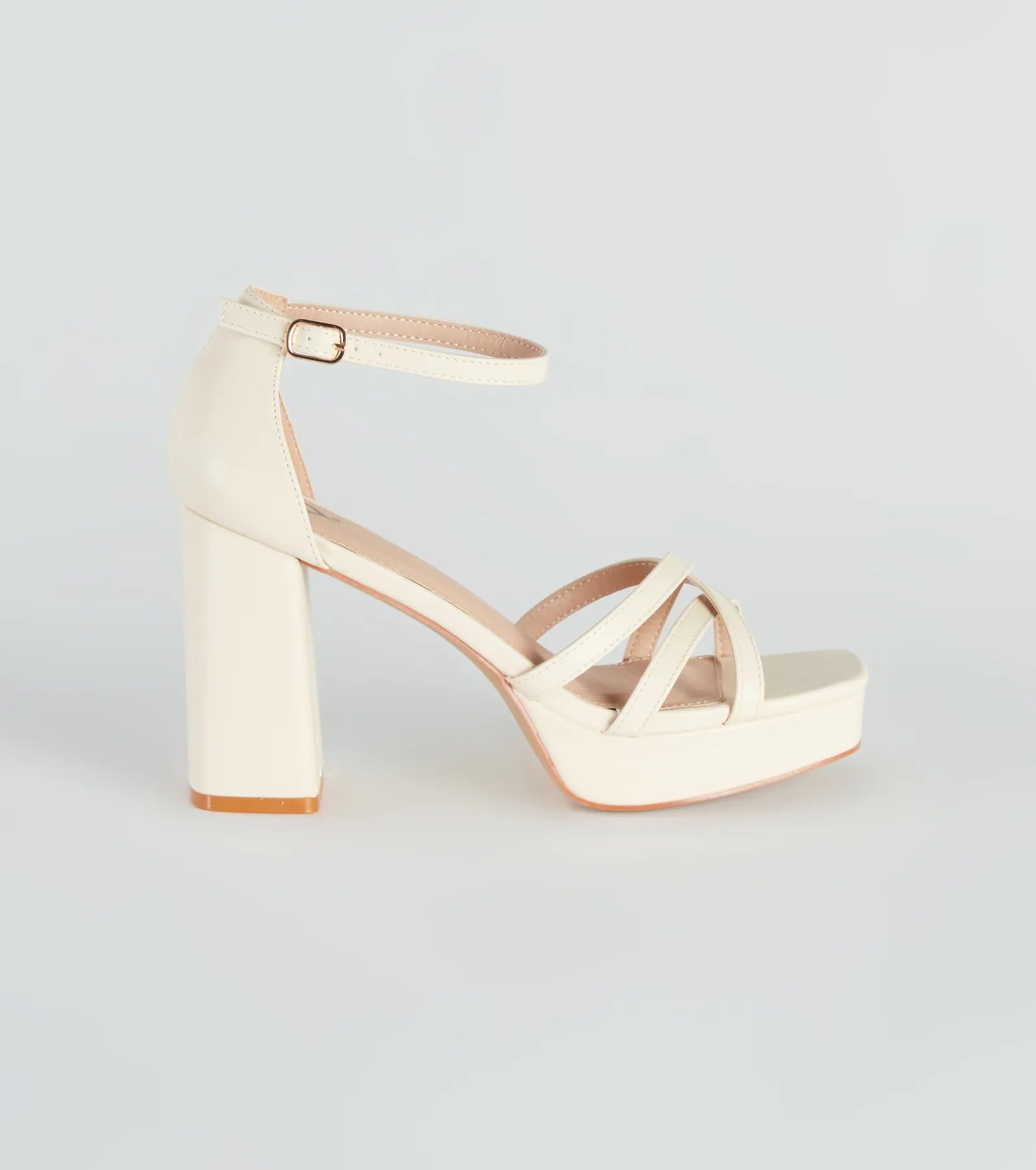 Trendy Essential Caged Platform Heels