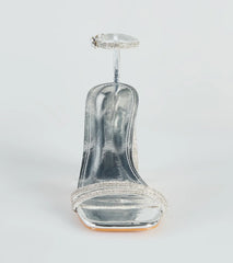 Elevate Your Look Rhinestone Block Heels