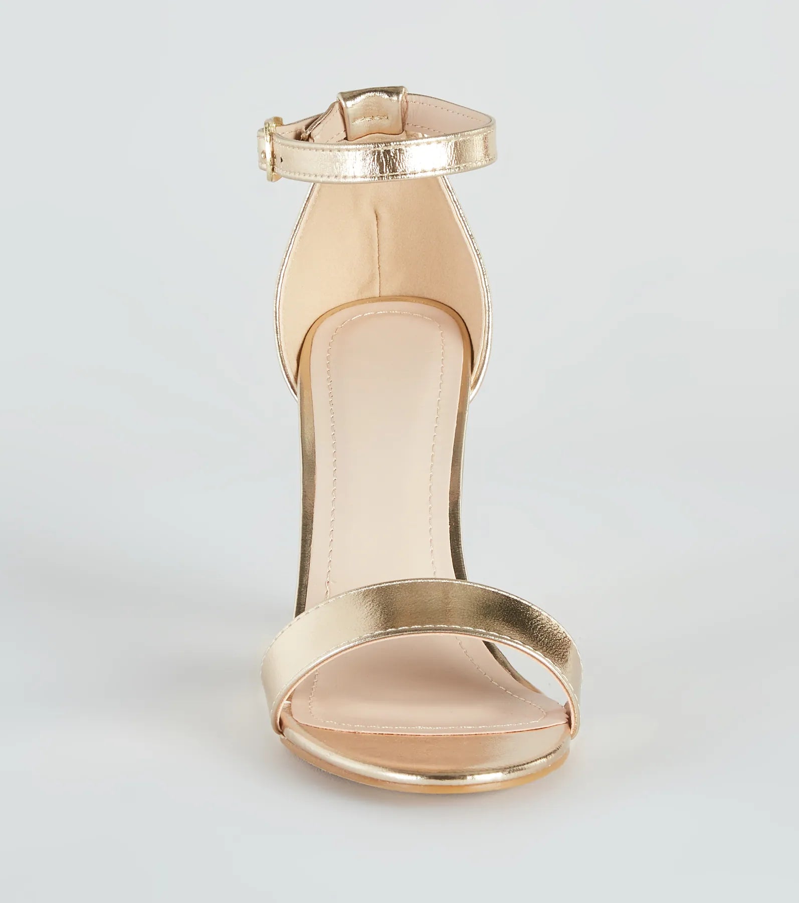 Party Savvy Metallic Block Heels