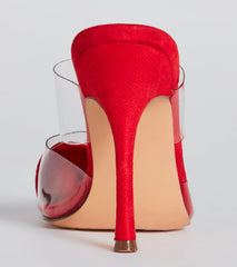 Glam Cutie Rhinestone Heart Stiletto Pumps