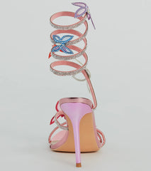Spread Your Wings Butterfly Spiral Stiletto Heels