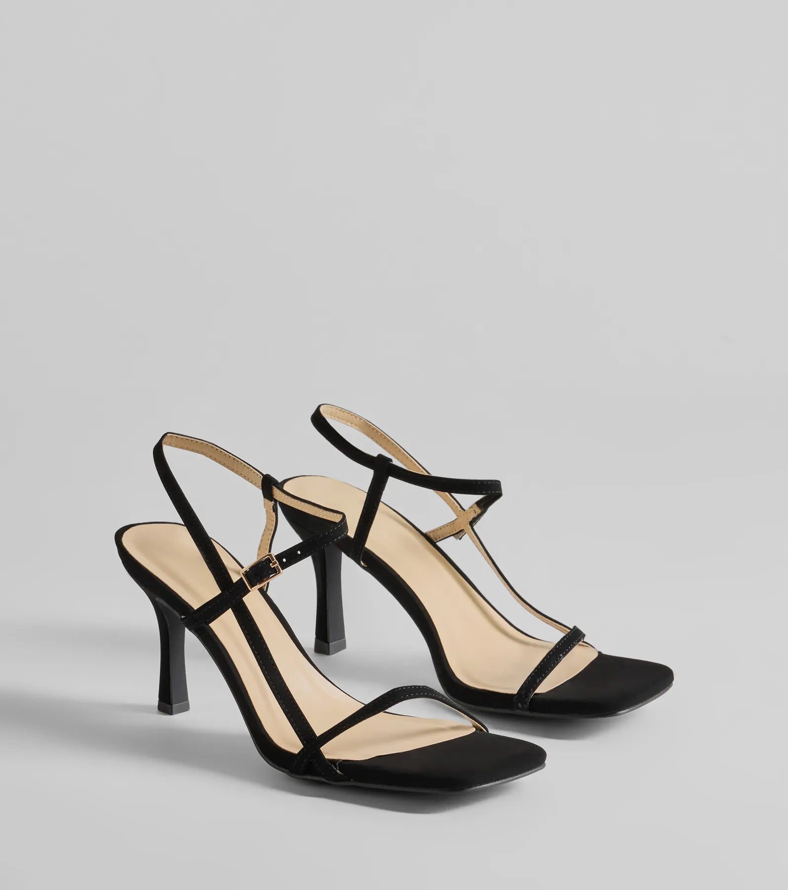 Sexy Chic Square Toe Stiletto Heels