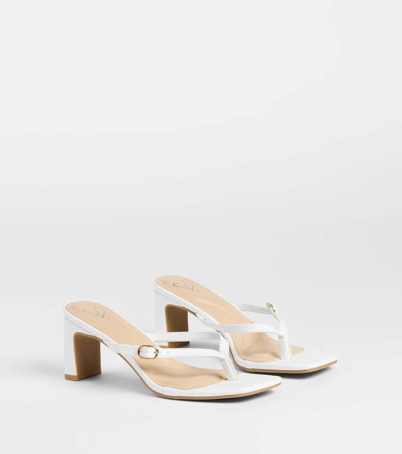 The Best Choice Thong Buckle Mules