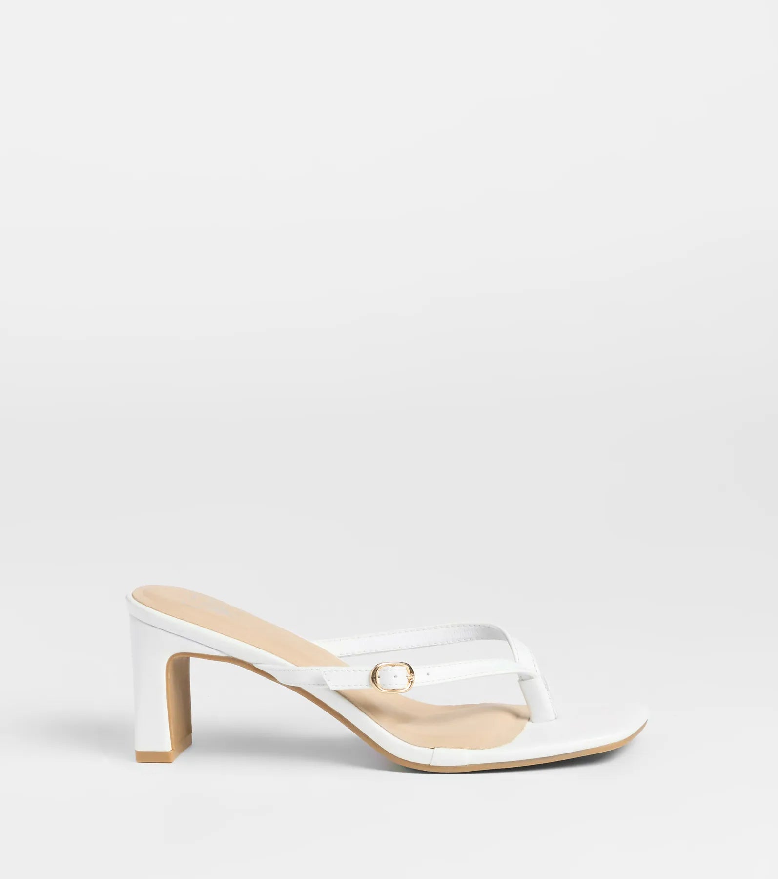 The Best Choice Thong Buckle Mules