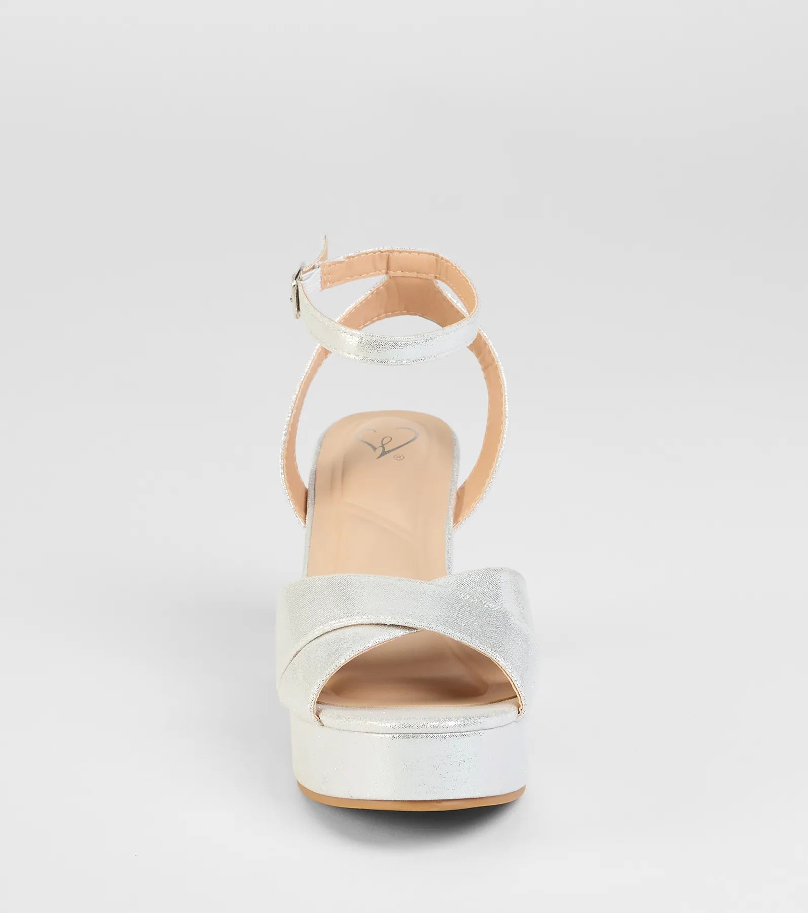 Special Surprise Criss Cross Platform Block Heels