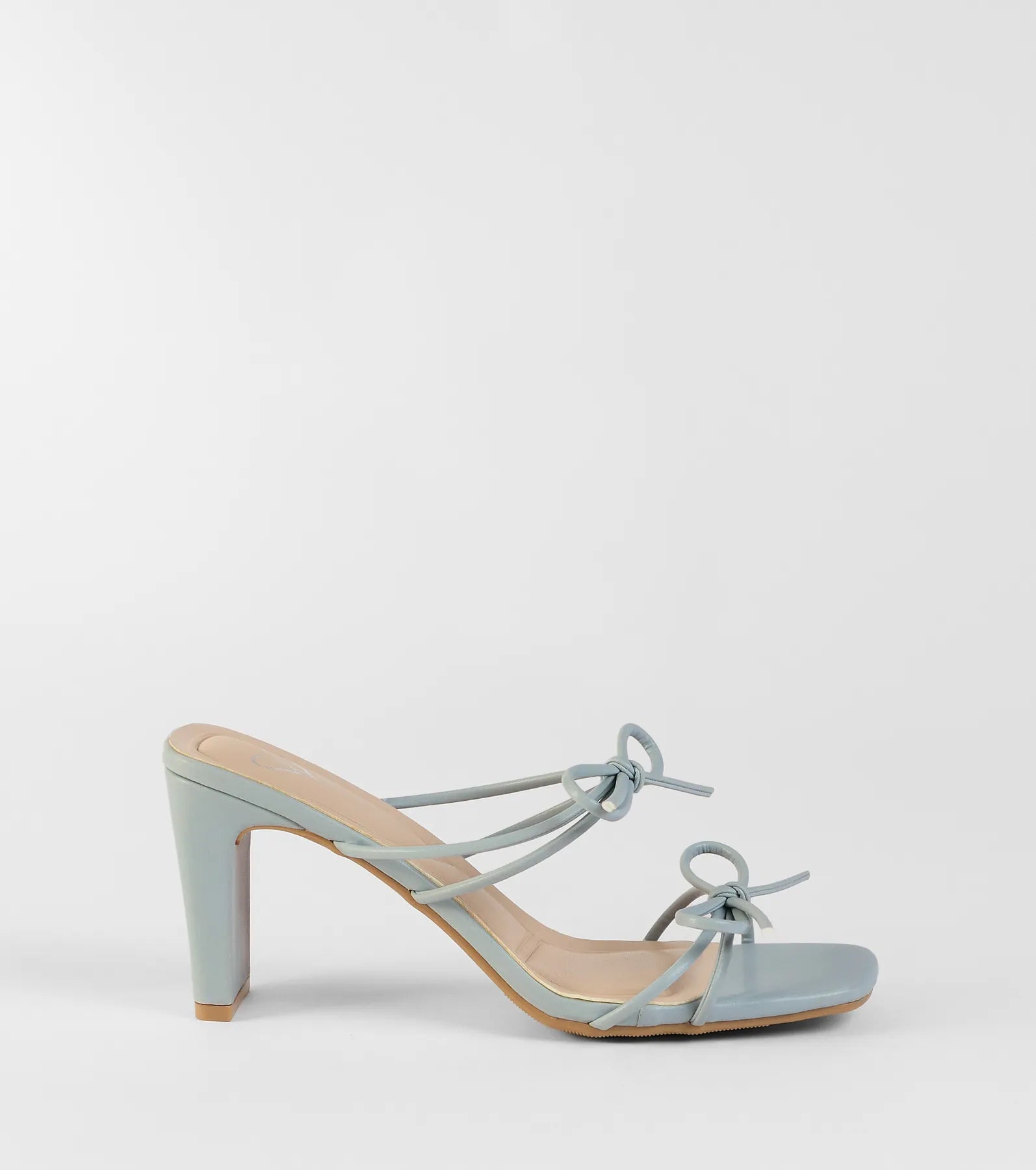Finest Hour Bow Strappy Mules