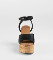 Pop The Cork Platform Heels