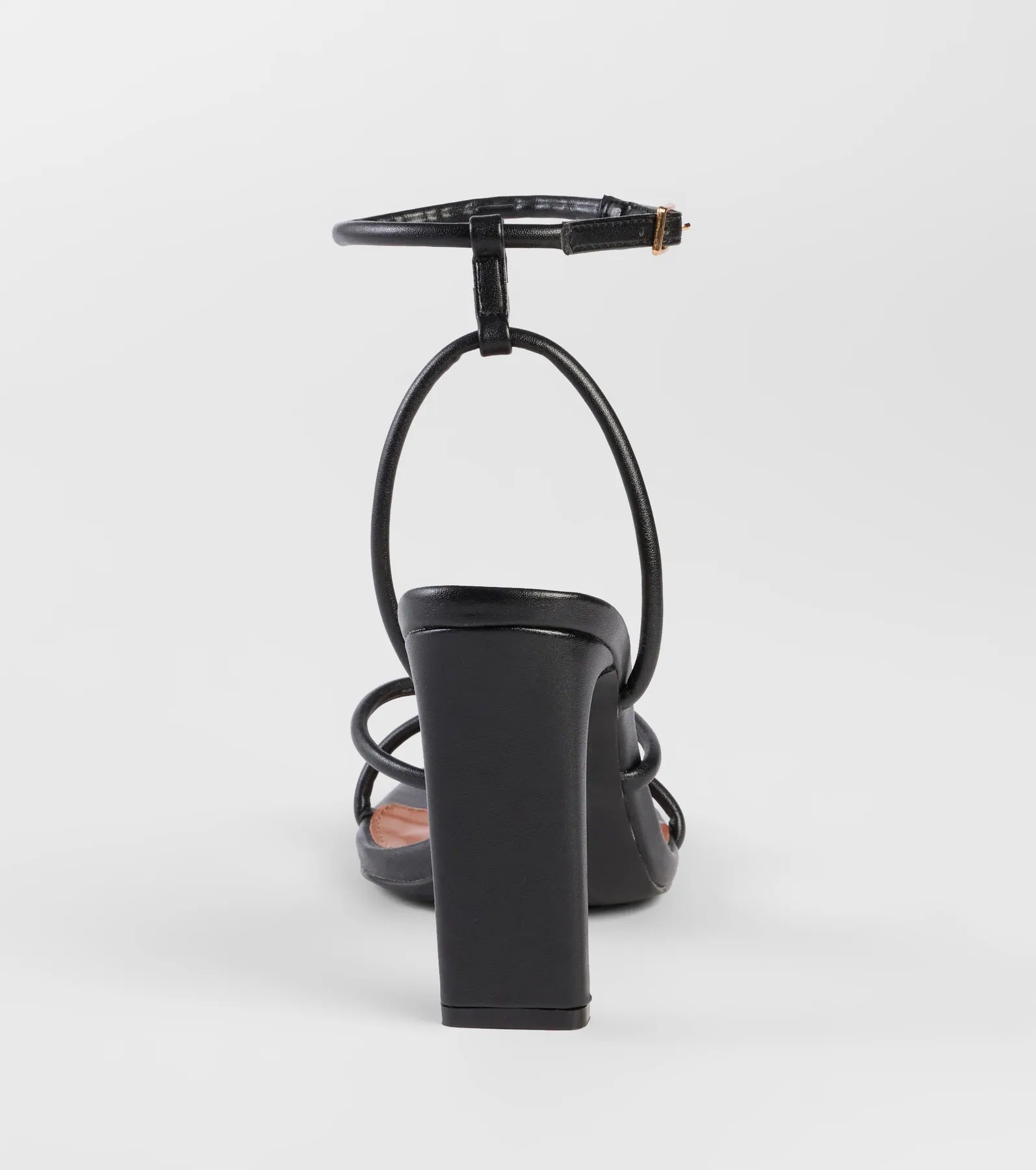 So Elegant Twist Strappy Block Heels