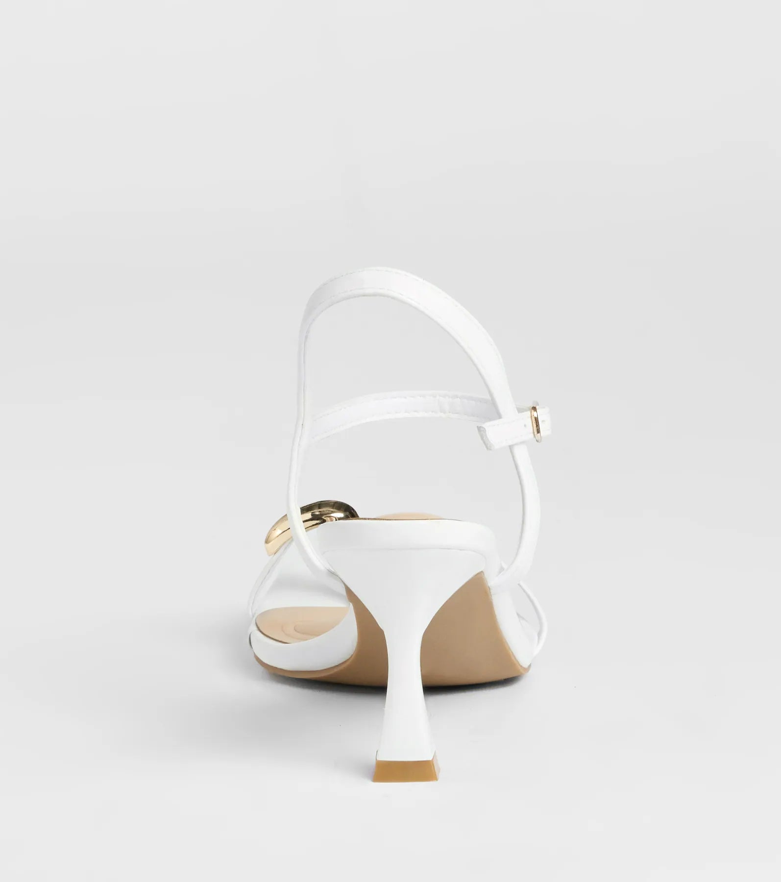 Fabulous Strut Strappy Kitten Heels