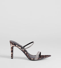Wild Luxe Leopard And Rhinestone Stiletto Heels
