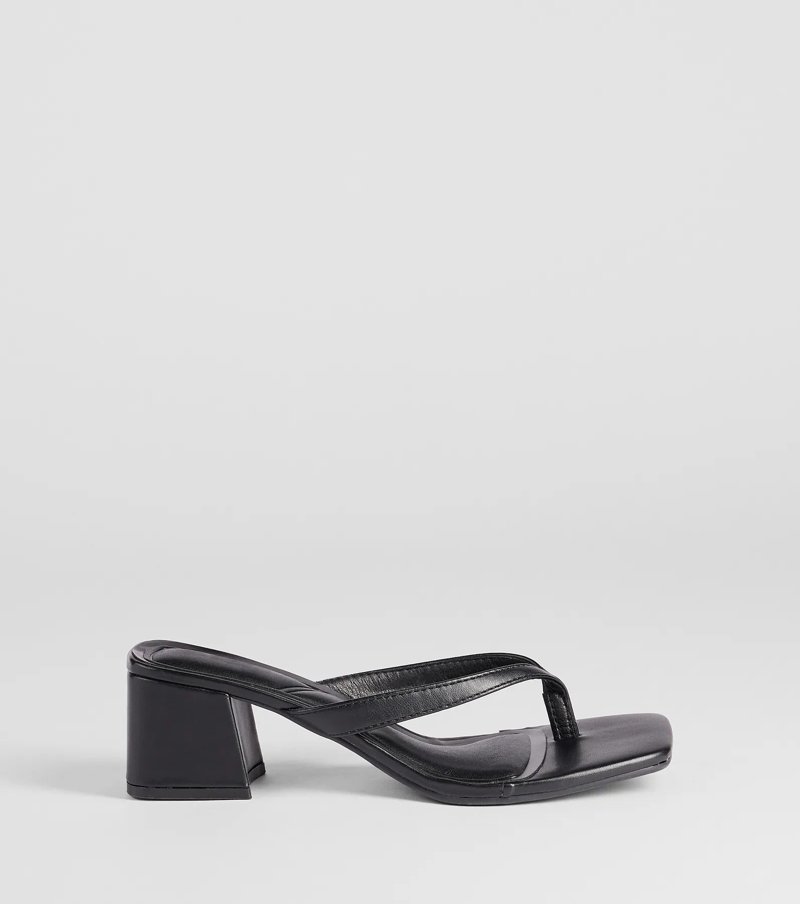 Elevated Chic Thong-Strap Mules