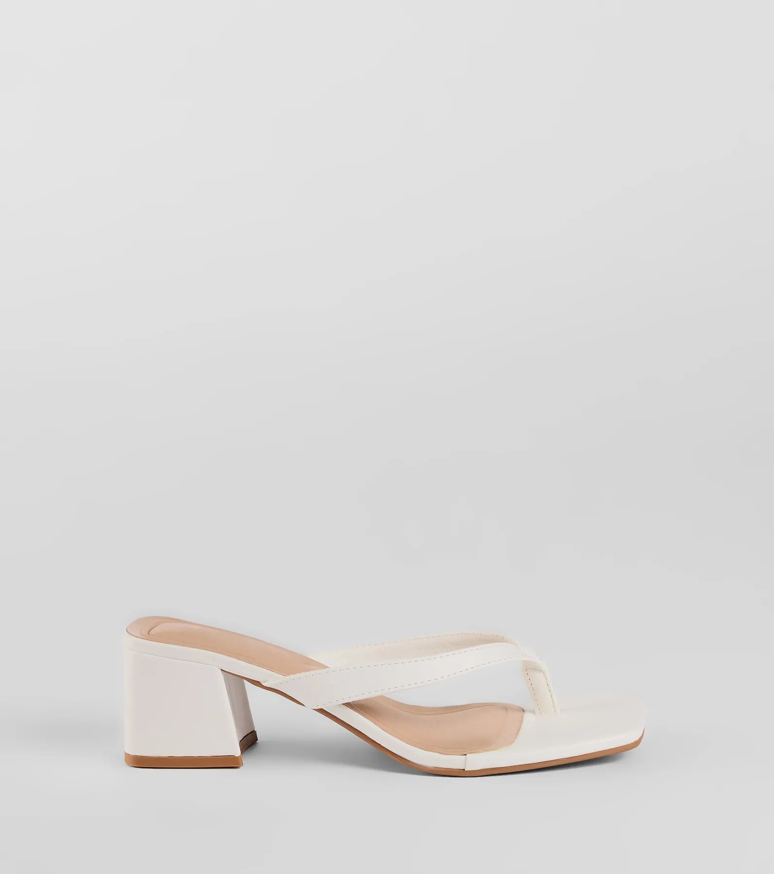 Elevated Chic Thong-Strap Mules