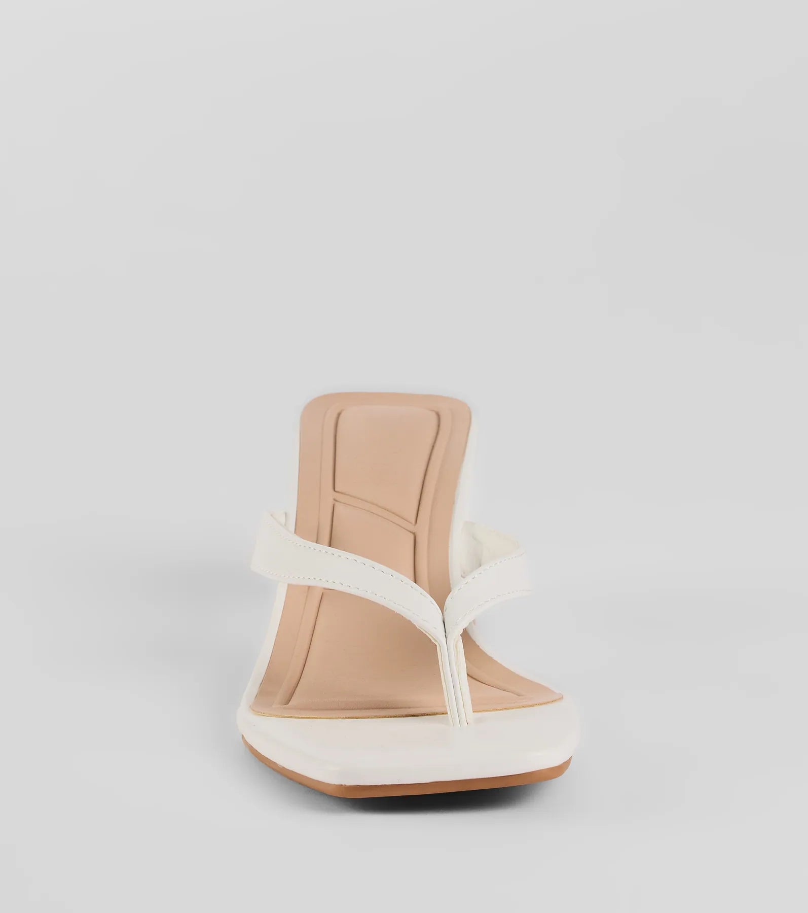 Elevated Chic Thong-Strap Mules
