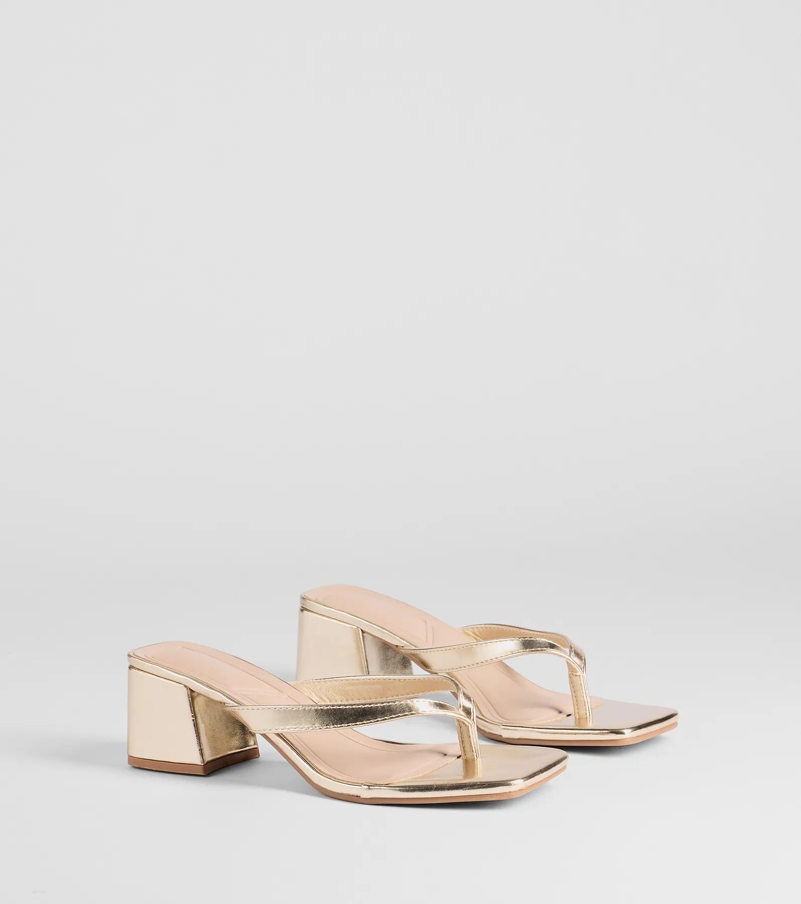 Elevated Chic Thong-Strap Mules